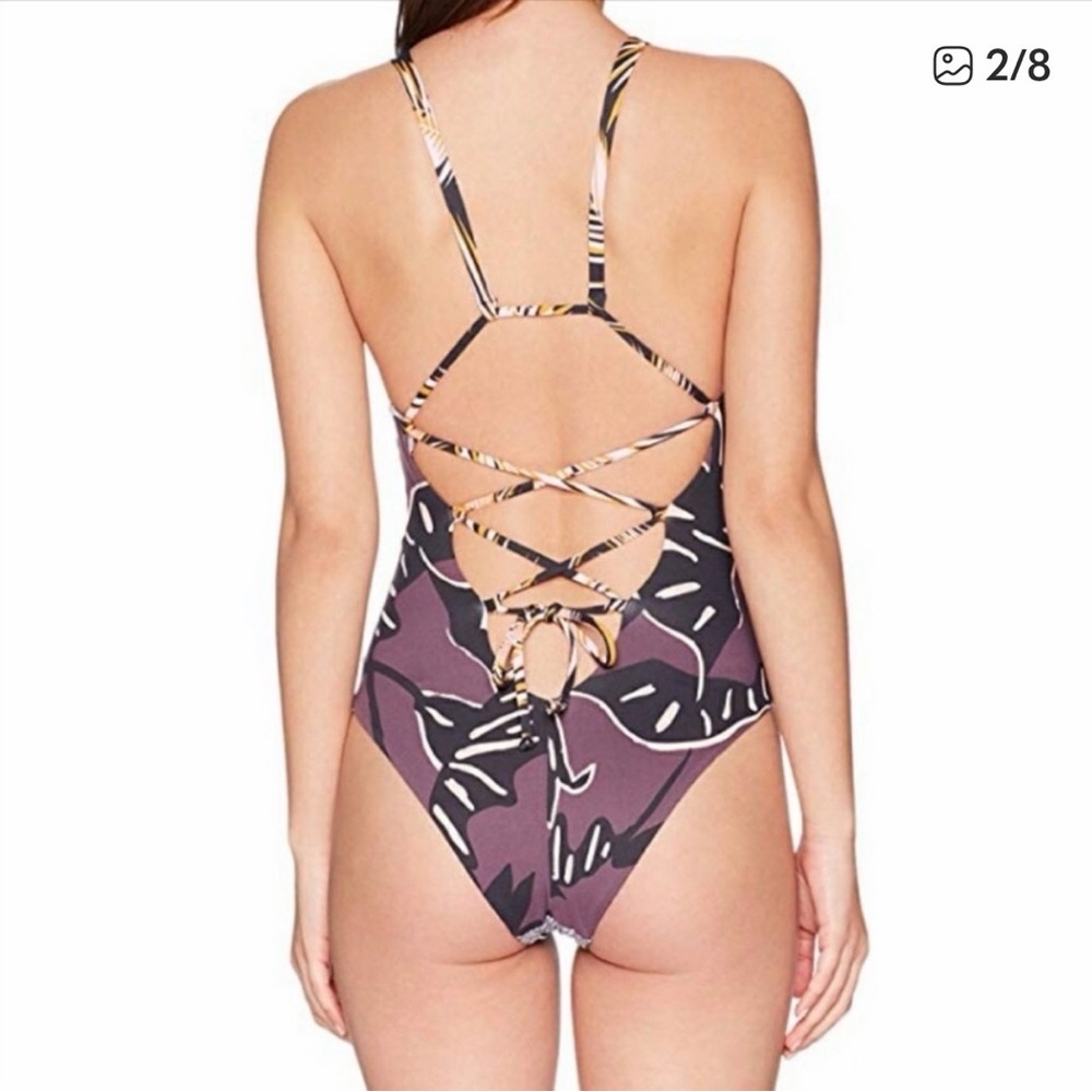 Maaji Strappy Reversible One Piece Swimsuit